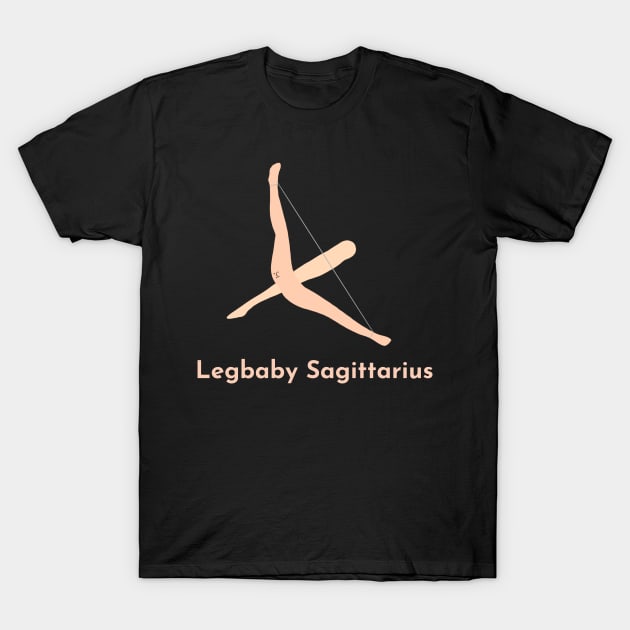 Legbaby Sagittarius | Zodiac | Cute | Funny | Weird | Gift | Minimalist | Star Sign | Astrology | T-Shirt by WiseCat